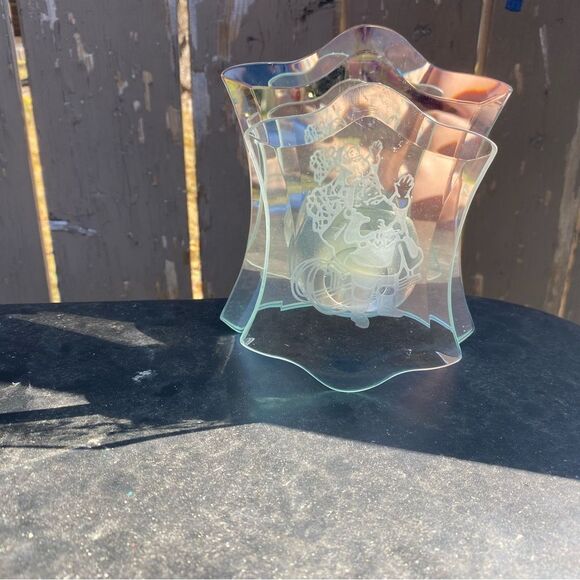 Costco | Glass Mirror Candle Holder + Candle - Picture 5 of 6